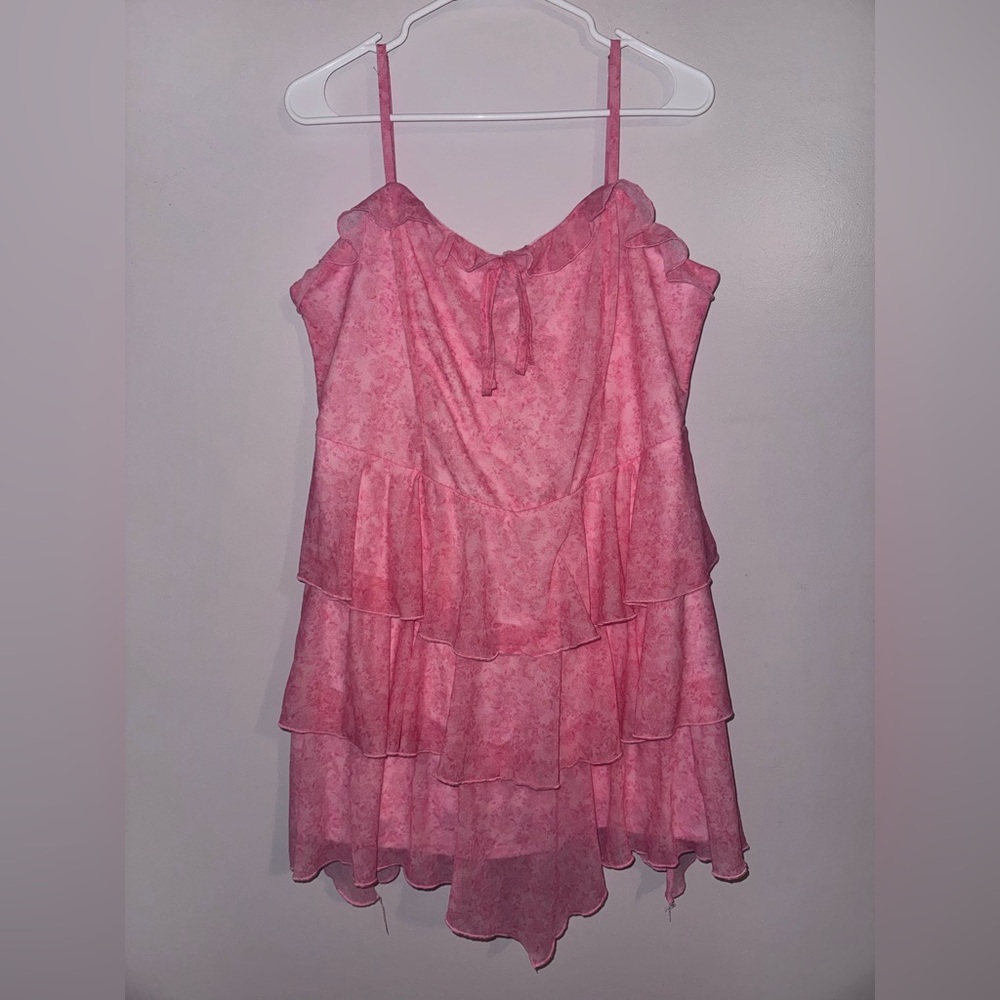 Wild Fable Pink Layered Kids Dress